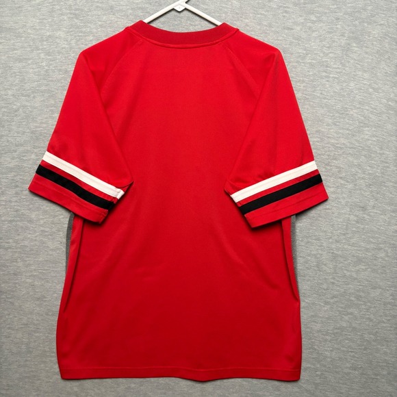 Cincinnati Reds True Fan MLB T-Shirt Baseball Jersey V-Neck Men Large - Picture 7 of 9